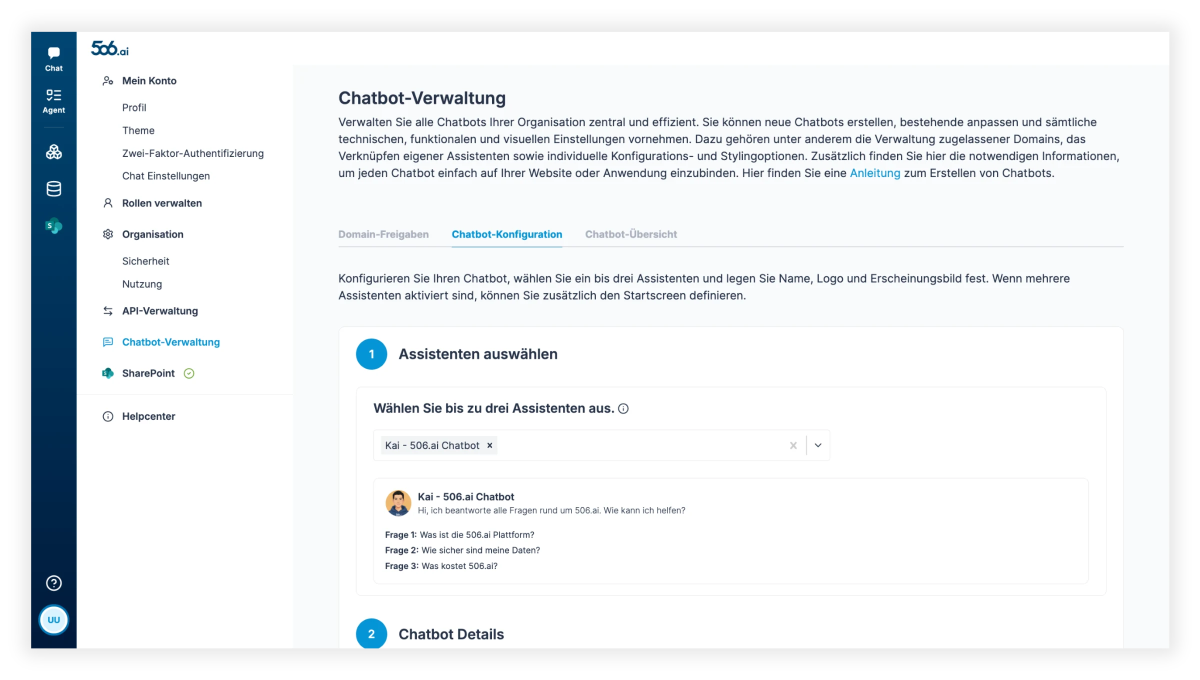 Chatbot Konfiguration 1
