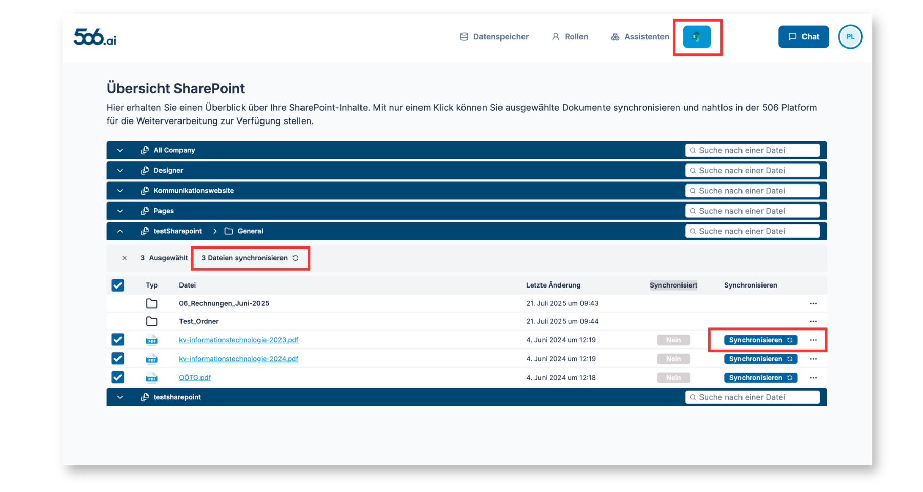 SharePoint Synchronisierung 1
