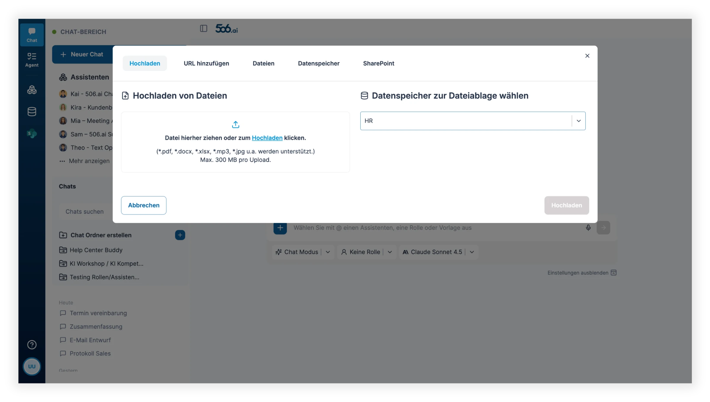 Datenspeicher befüllen 4