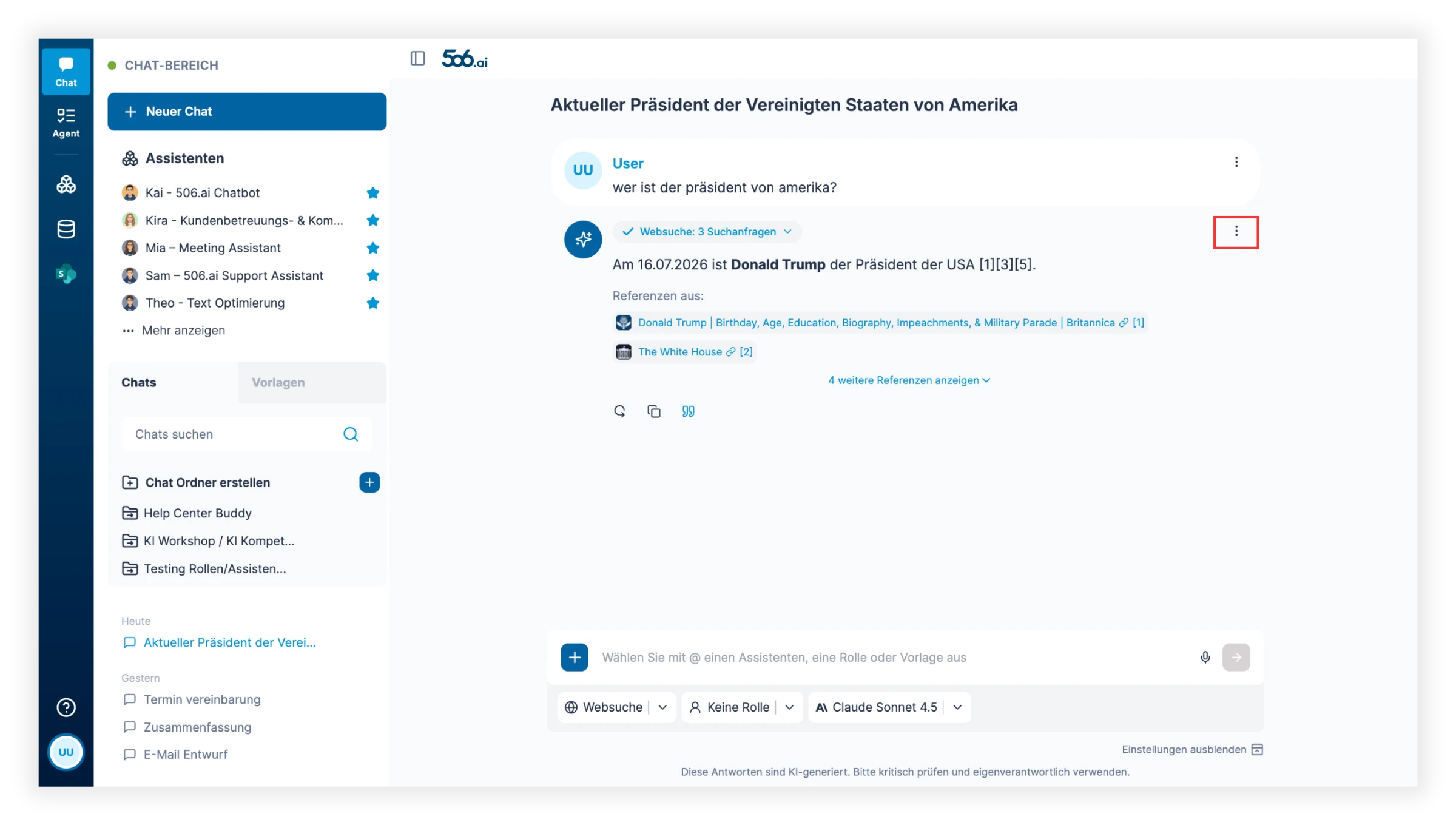 Modus - Websuche Quellenverweise 1