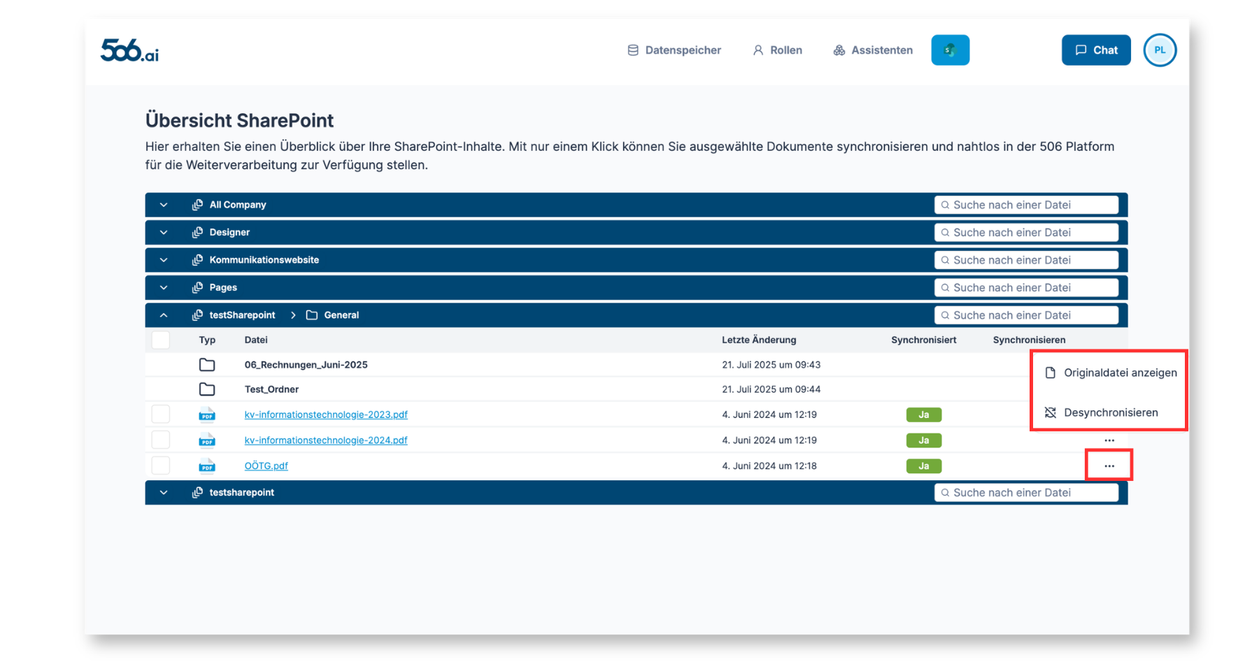 SharePoint Synchronisierung 3