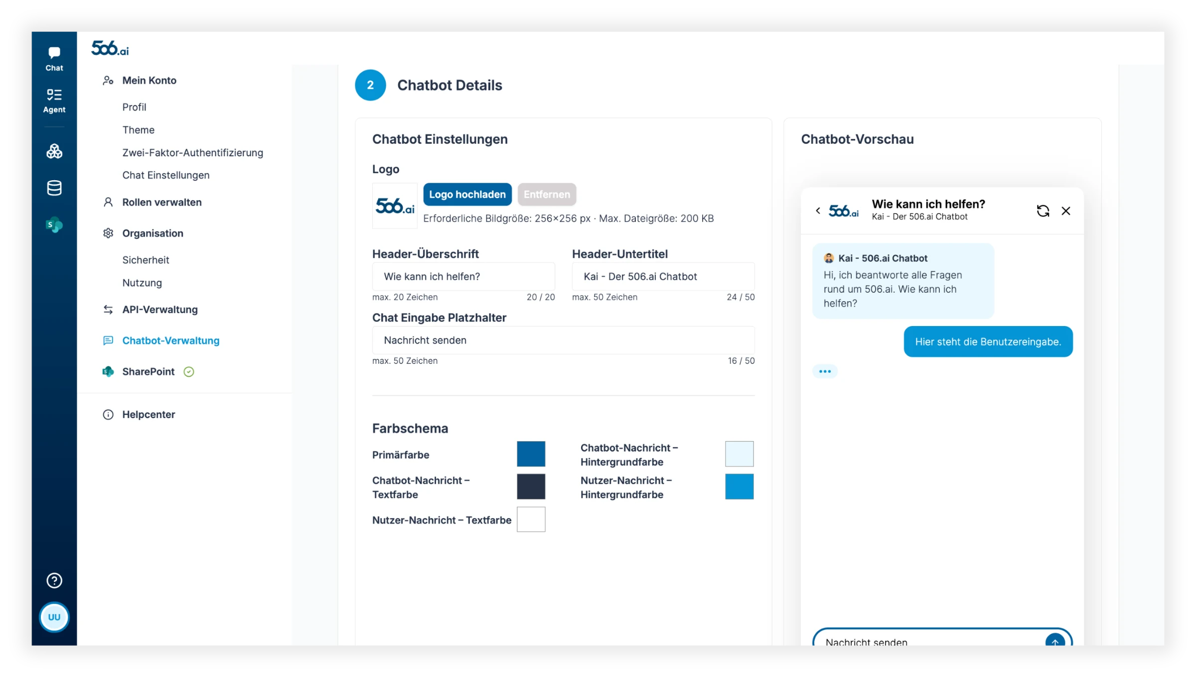 Chatbot Konfiguration 2