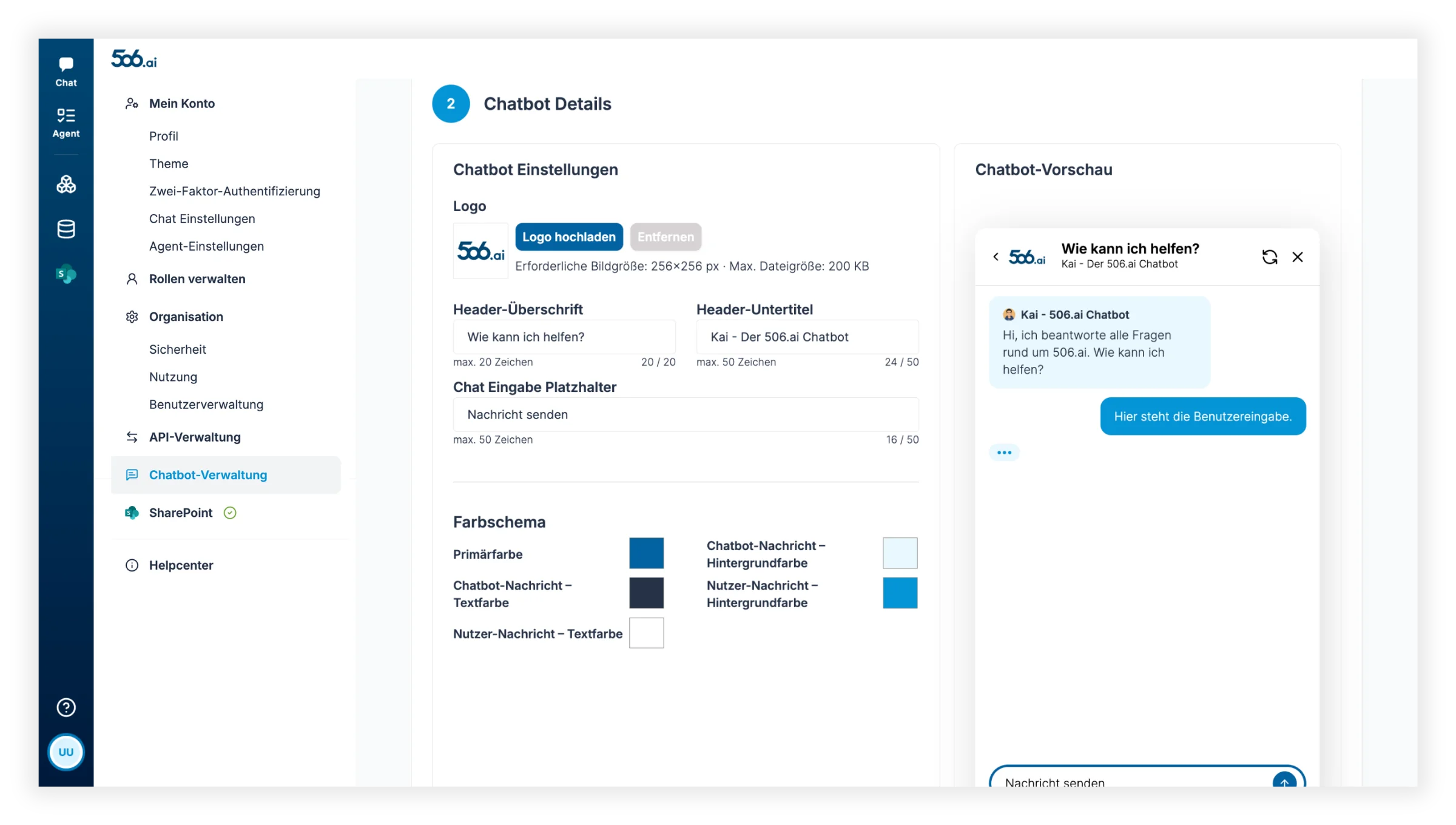 Chatbot Konfiguration 2