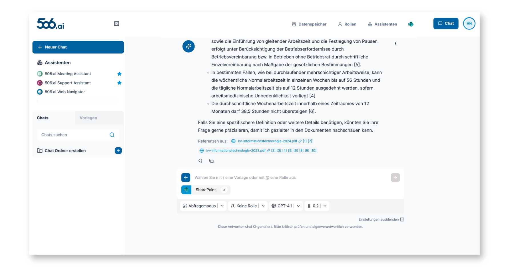SharePoint im Chat 4