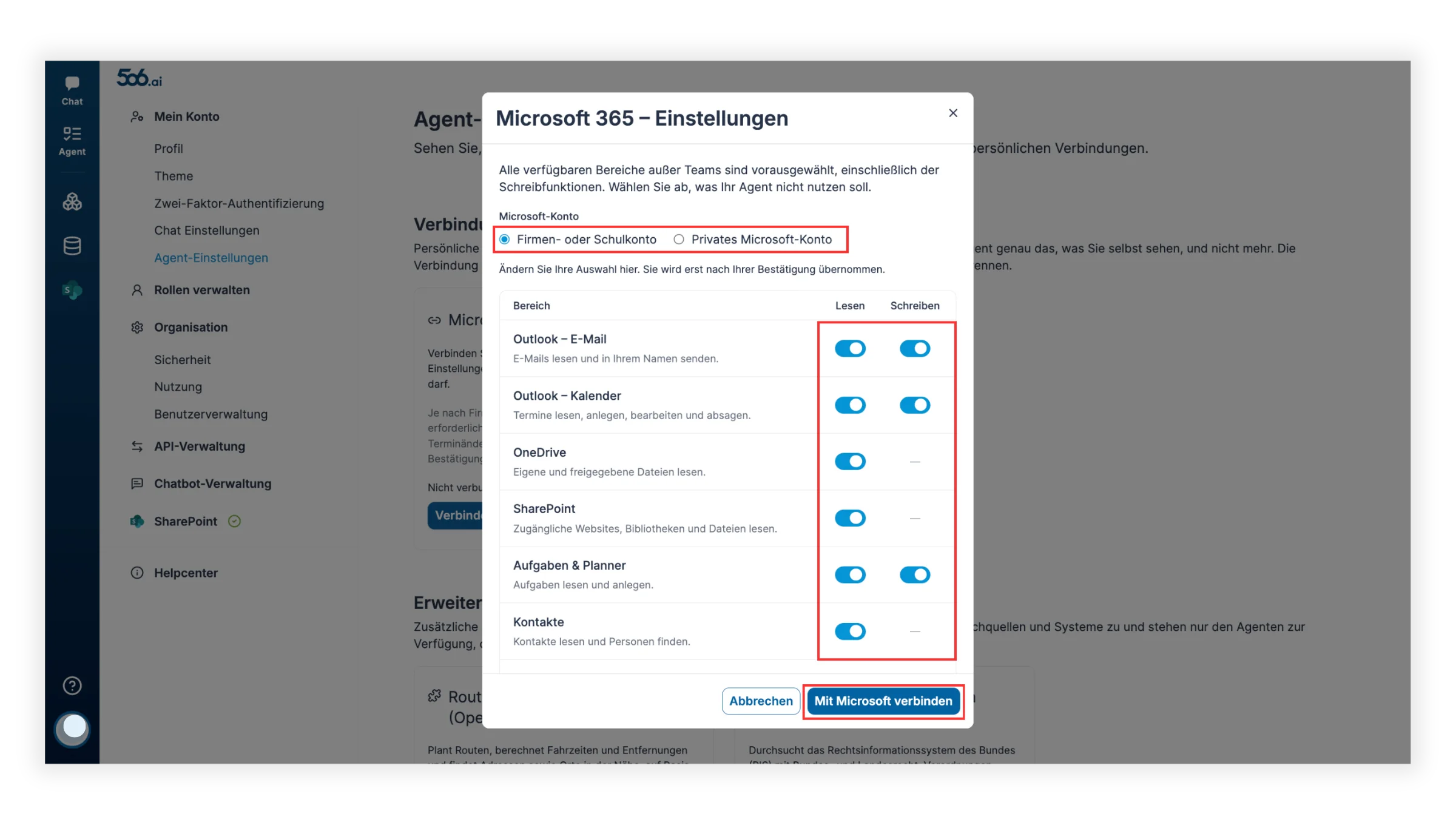 Microsoft 365 verbinden 2
